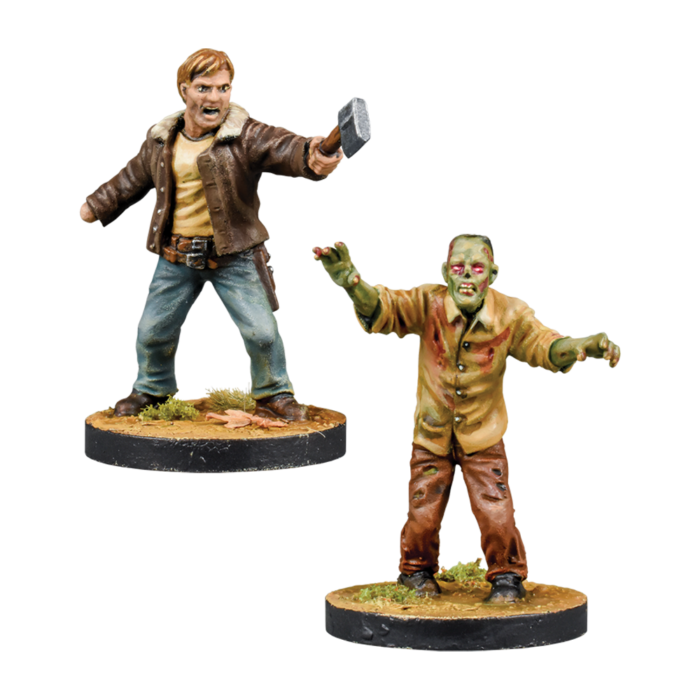 The Walking Dead Rick, Alexandria Leader Booster From Mantic Games