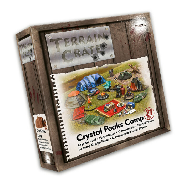 TerrainCrate Crystal Peaks Camp box Mantic Games